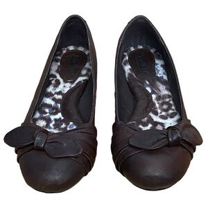 Born Brown Slip-On Flats